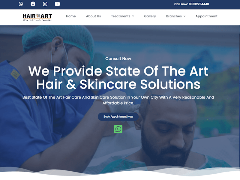 Cover image for Hairart pk – Best dermatology solution in karachi
