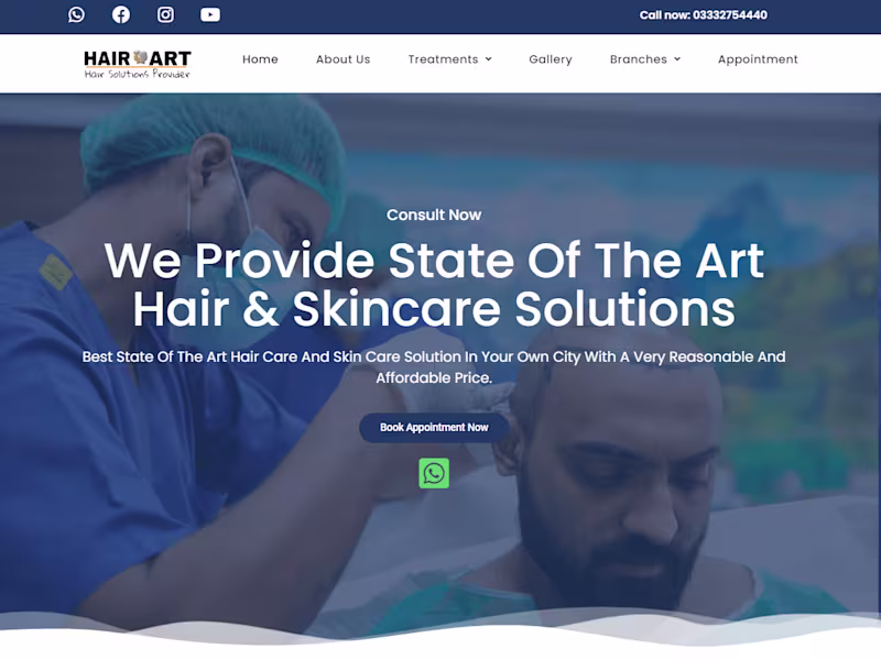 Cover image for Hairart pk – Best dermatology solution in karachi