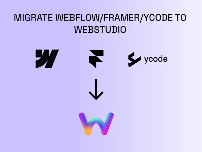 Cover image for Migrate From Framer/Webflow/Ycode to Webstudio