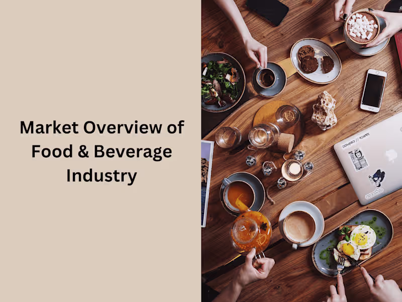 Cover image for Market Overview of Food & Beverage Industry