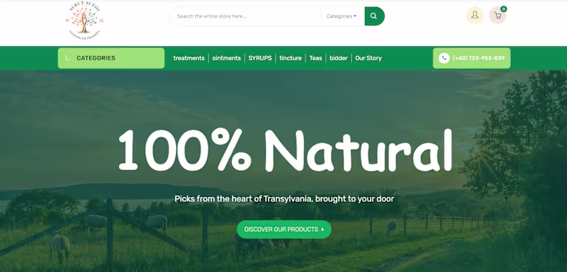 Cover image for Custom E-commerce Website - complete