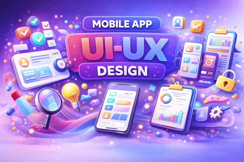 Cover image for Mobile App UI/UX Design Services
