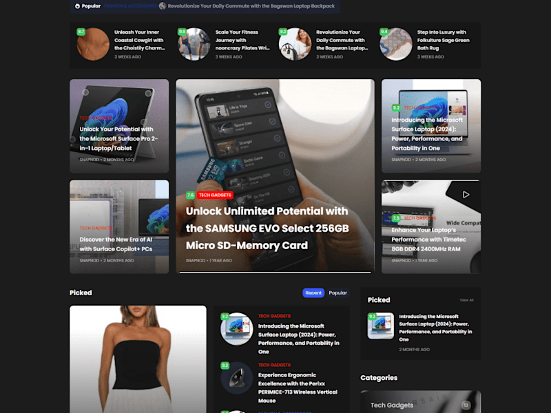 Cover image for Snapnod Website
