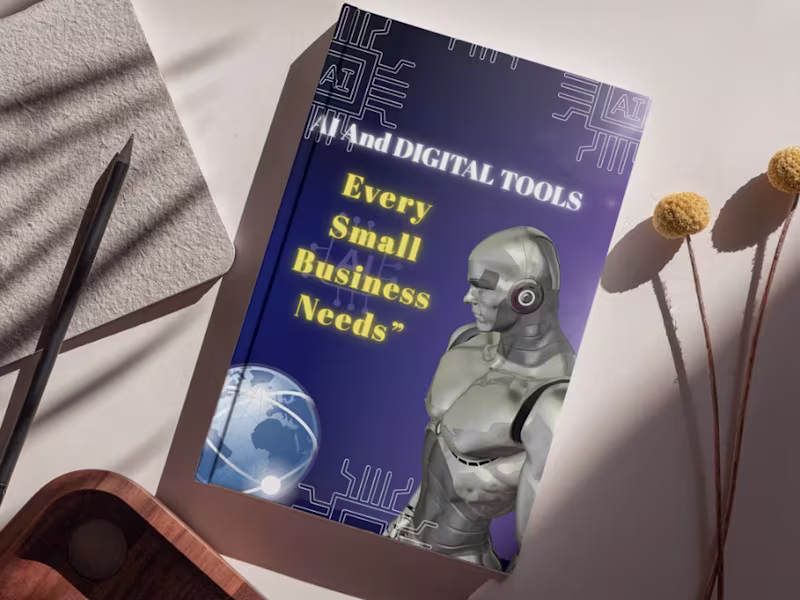 Cover image for AI Tools Book Cover Design (Canva ) 
