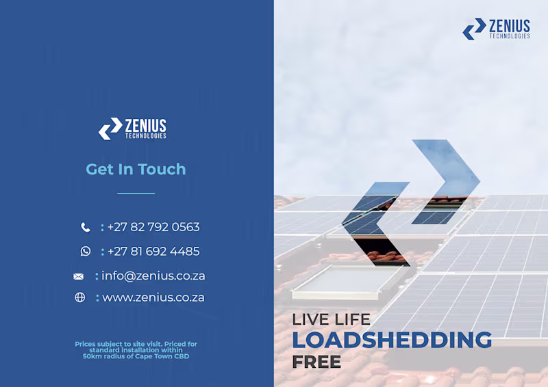 Cover image for Brochure Design for Zenius Technologies