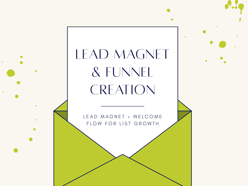 Cover image for Lead Magnet + Welcome Flow for List Growth