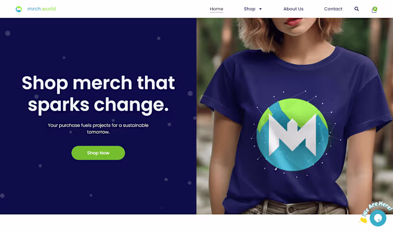 Cover image for Ecommerce P.O.D. site Mrch.World
