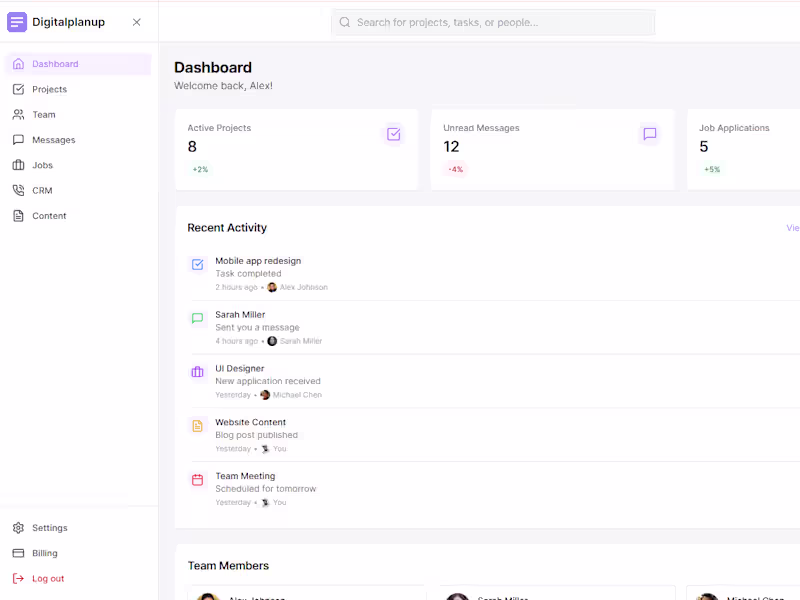 Cover image for Digitalplanup by Artixcore