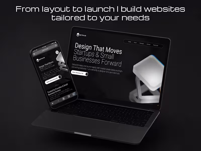 Cover image for  I’ll build a high-end Wix Studio landing page that converts