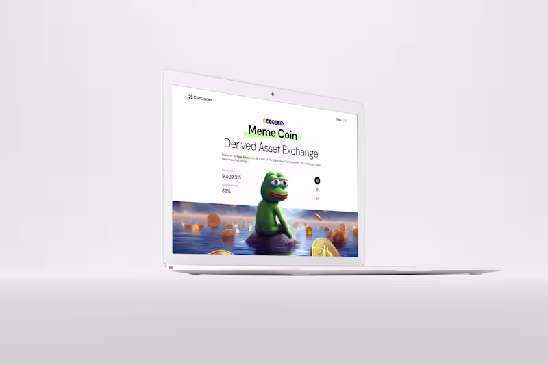 Cover image for UI Design for MEME Coin NFT Landing Page