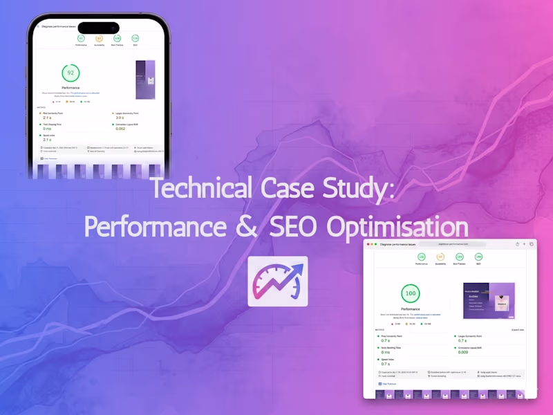 Cover image for Technical SEO & Performance Portfolio Build