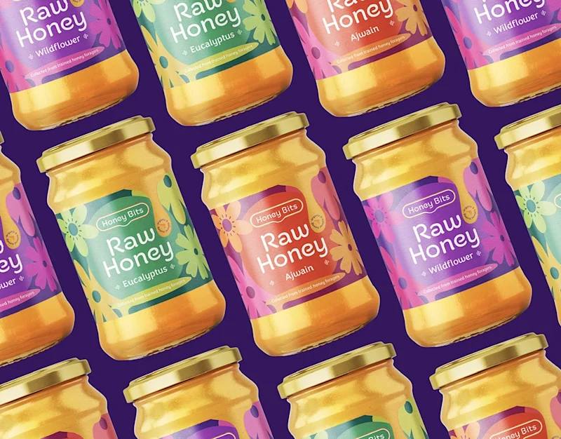 Cover image for Honey Bits - Identity & Packaging Design