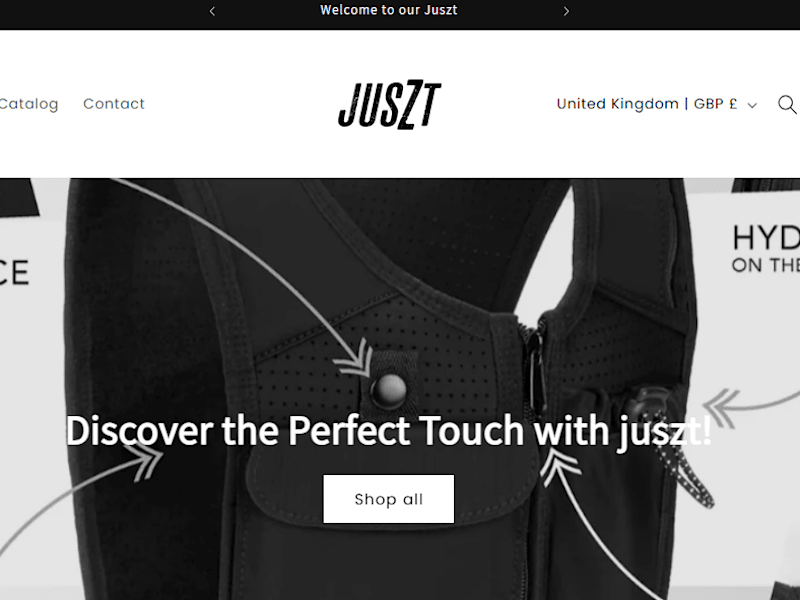 Cover image for Juszt Active Running Hydration Vest