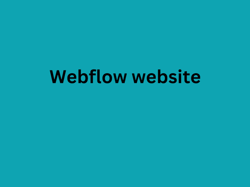 Cover image for I will build webflow website, design & redesign webflow website
