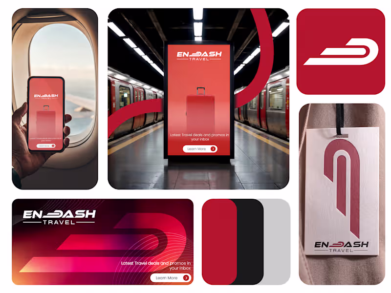 Cover image for Endash Travel Branding | Theepa Studio