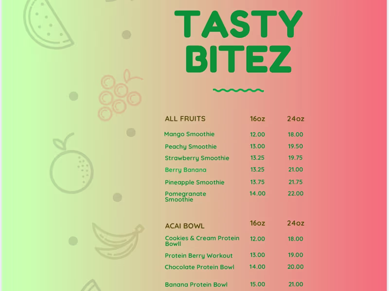 Cover image for Social Media Management & Content Creation for Tastee Bitez