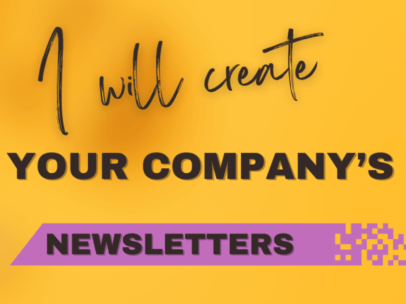 Cover image for Email Newsletter Creation