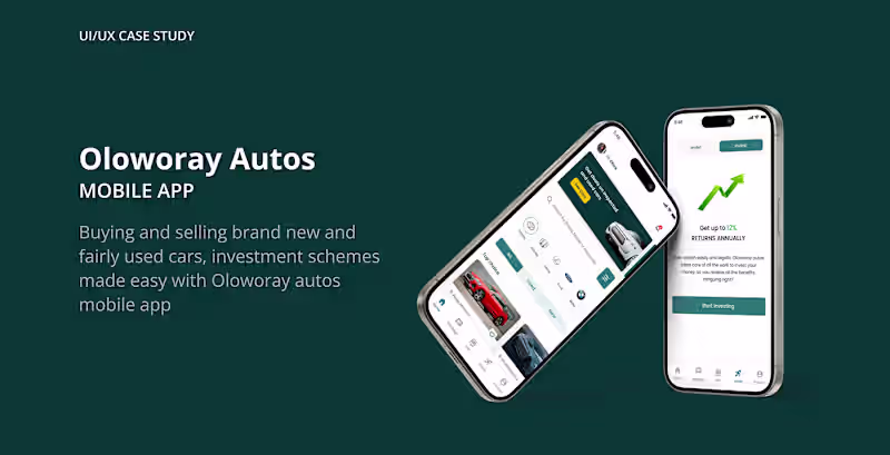 Cover image for OloworayAutos - Car buying, selling & investment mobile :: Beha…