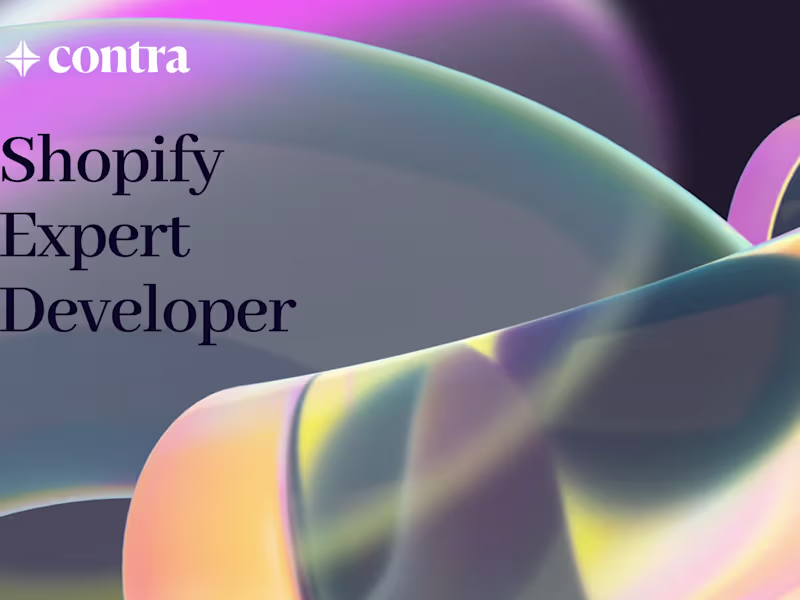 Cover image for Shopify Expert | Shopify Developer | Shopify Website Designer