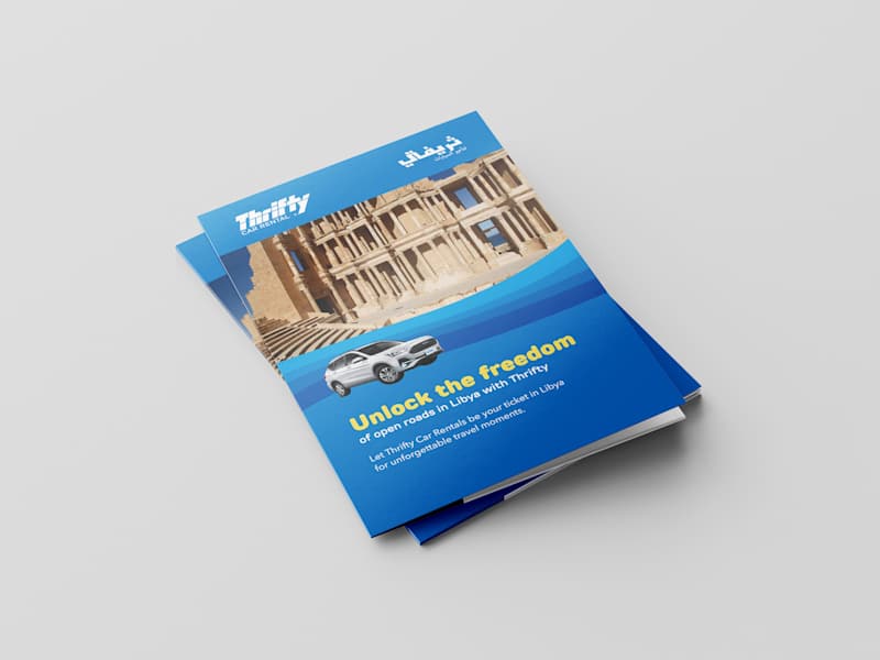 Cover image for Corporate Folder Design for Thrifty (Libya)