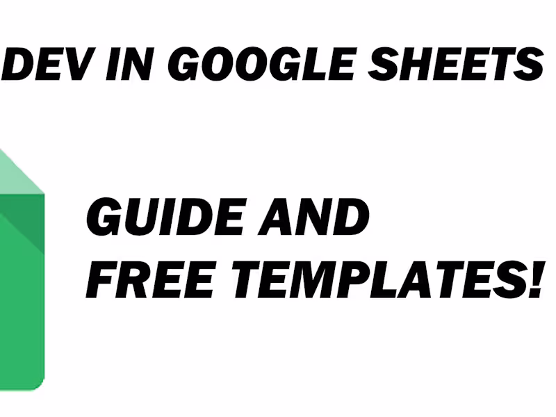 Cover image for Google Sheets Web Tutorial Series