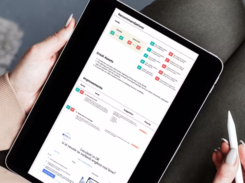 Cover image for UX Audit: Usability Report with Actionable Insights