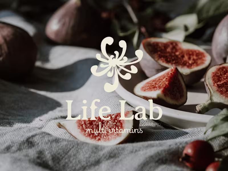 Cover image for Life Lab| a multivitamin brand