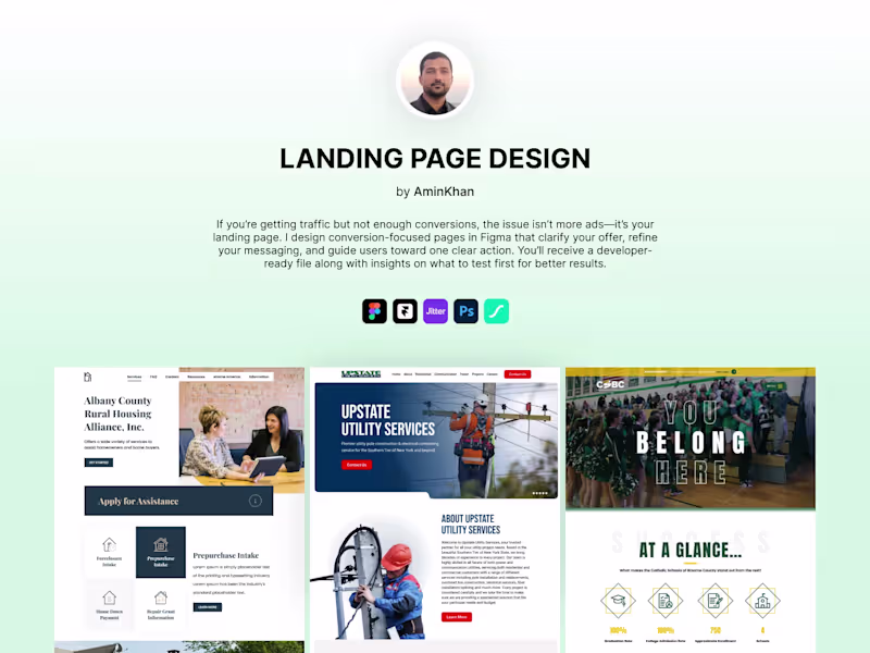Cover image for Landing Page – Design