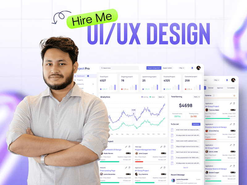 Cover image for  You will get a top-notch UI/UX design