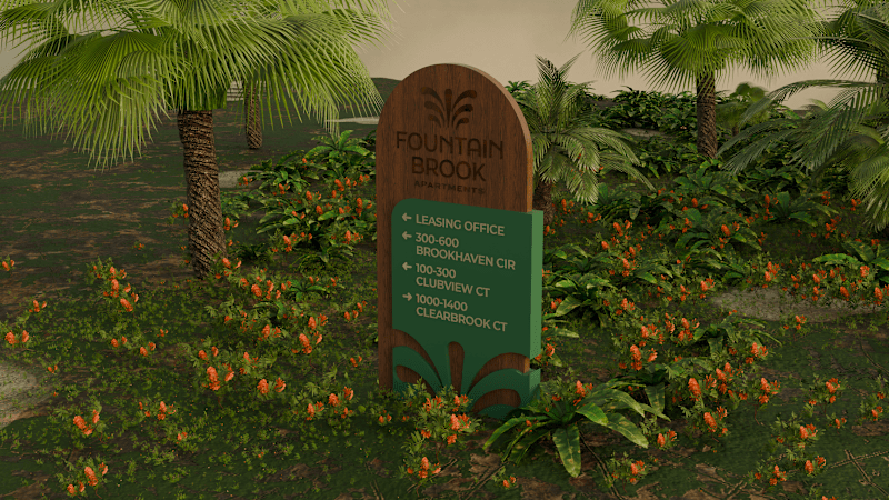 Cover image for Fountain Brook Monument Sign