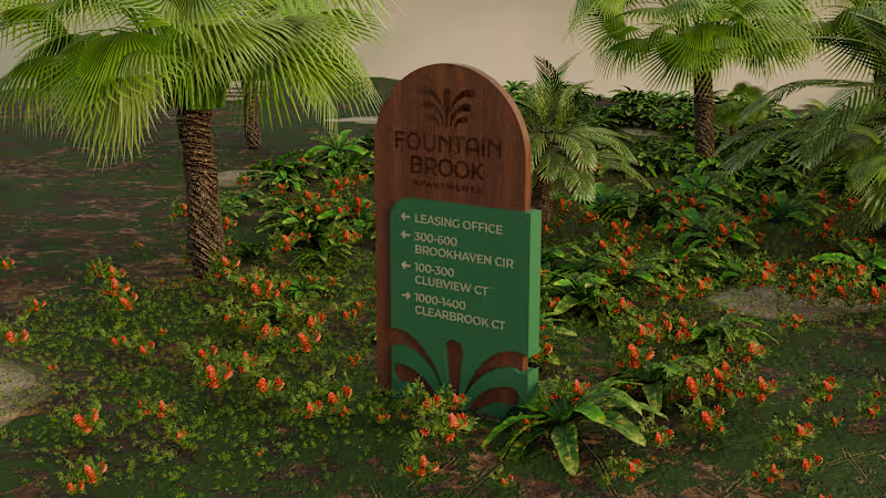 Cover image for Fountain Brook Monument Sign