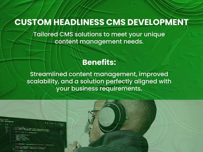 Cover image for Tailored Headless CMS Powered Website