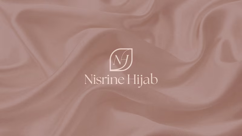 Cover image for brand identity for Nisrine Hijab