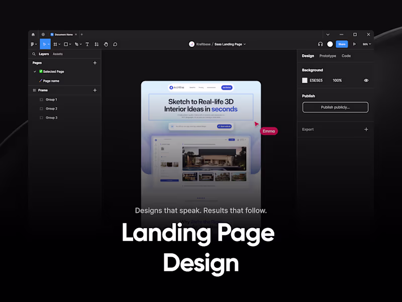Cover image for Landing Page Design
