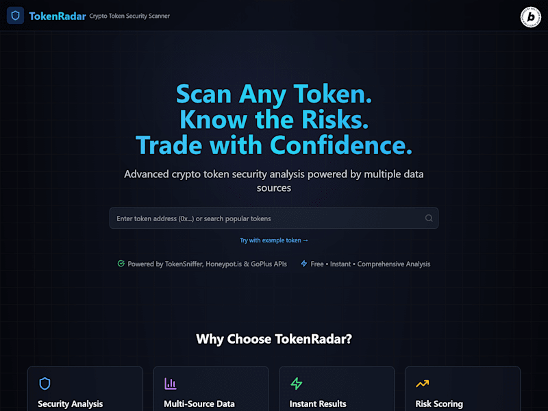 Cover image for Crypto Token Security Analysis Tool Development