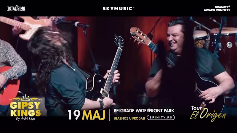 Cover image for GIPSY KINGS LIVE | TV Concert Ad