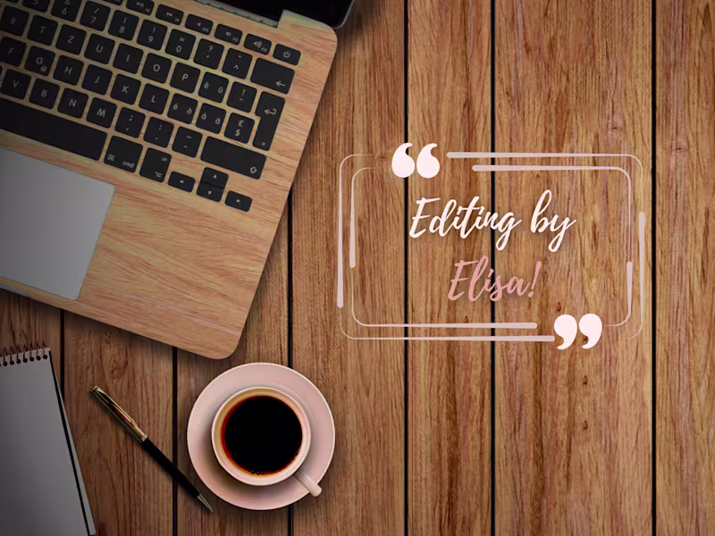 Cover image for Editing Services by Elisa Jeannette