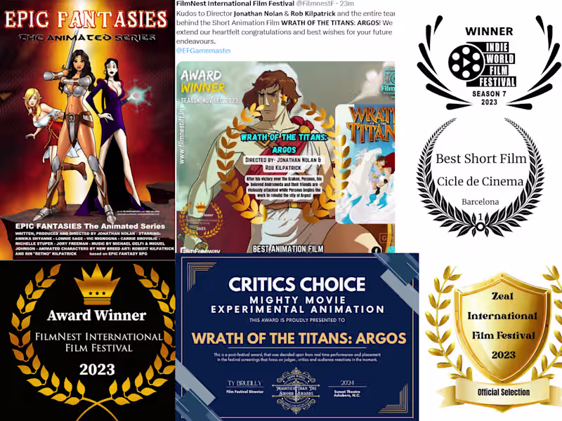 Cover image for We  create engaging  award winning Animation videos and training