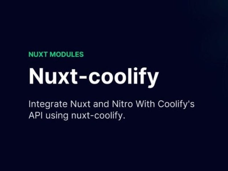 Cover image for Official Nuxt Coolify Module: Deploy & Provision