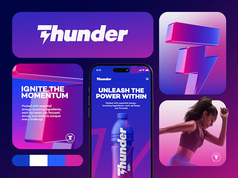 Cover image for Thunder branding project concept