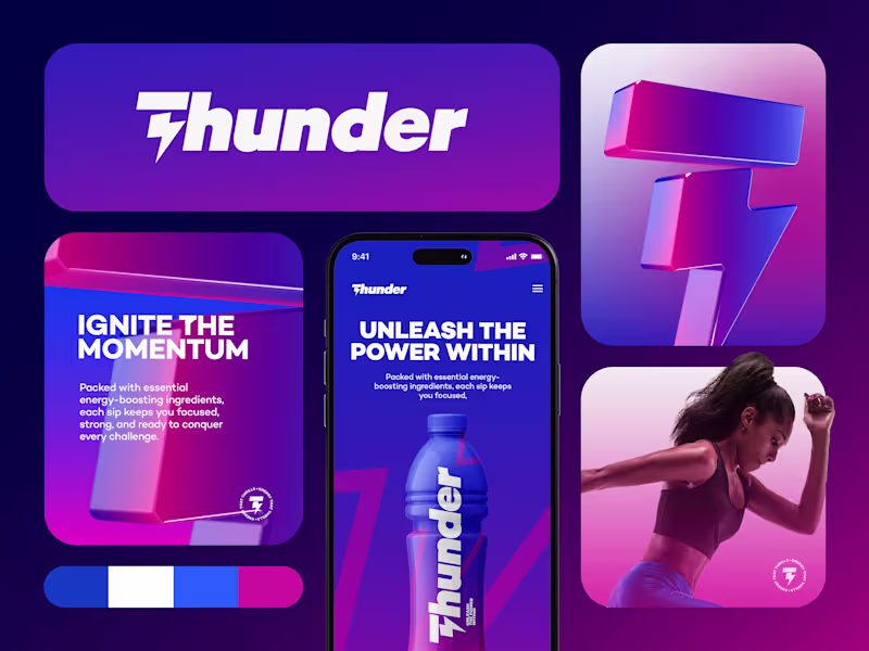 Cover image for Thunder branding project concept