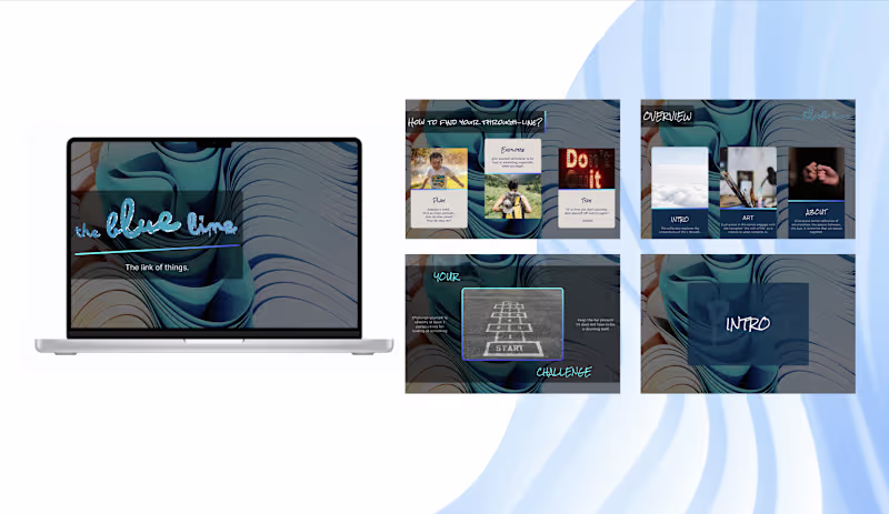 Cover image for The Blue Line: Educational Workshop Presentation