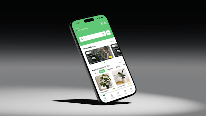 Cover image for Plant Booking app design