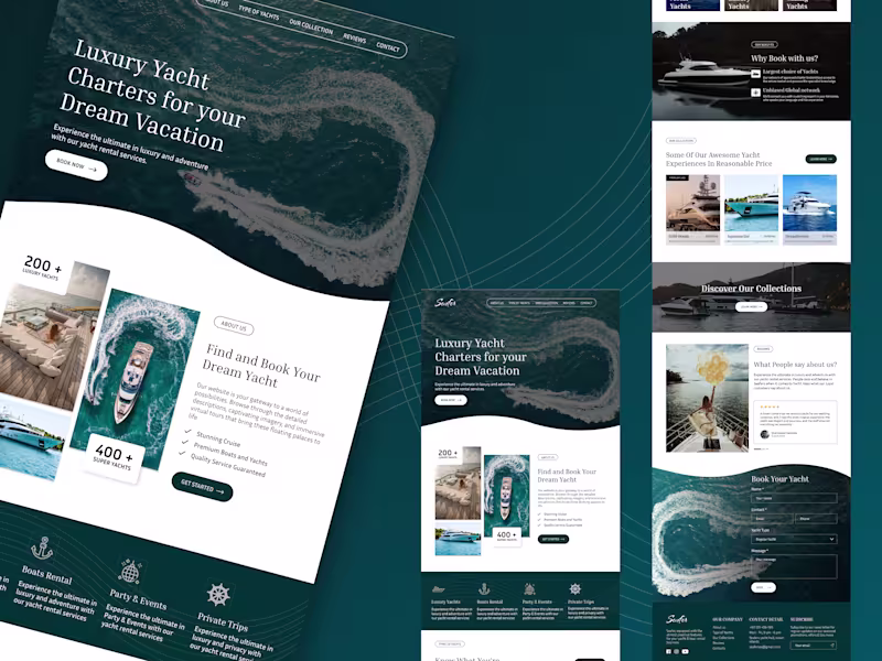 Cover image for I will design website landing page