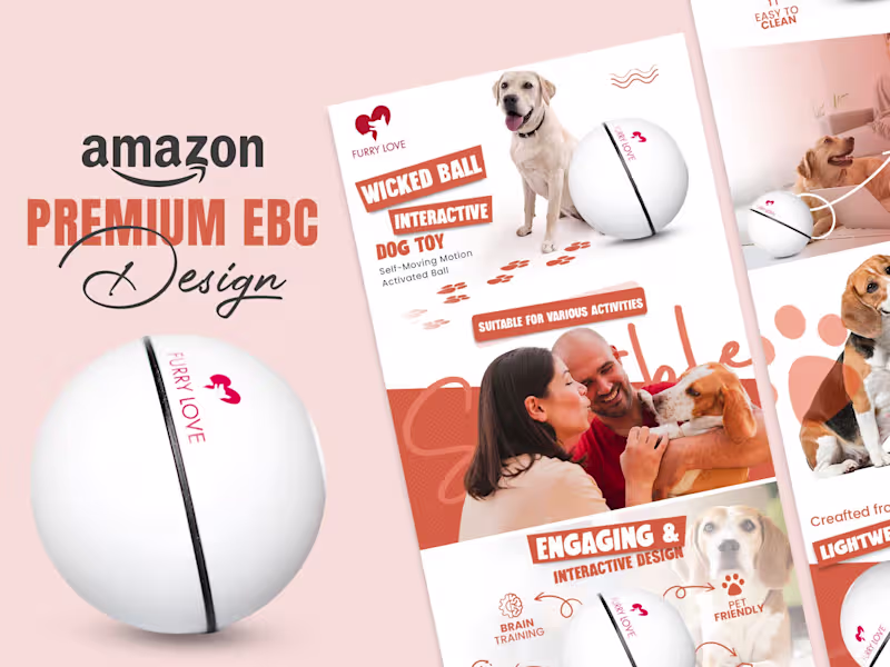 Cover image for Amazon A+ Content design