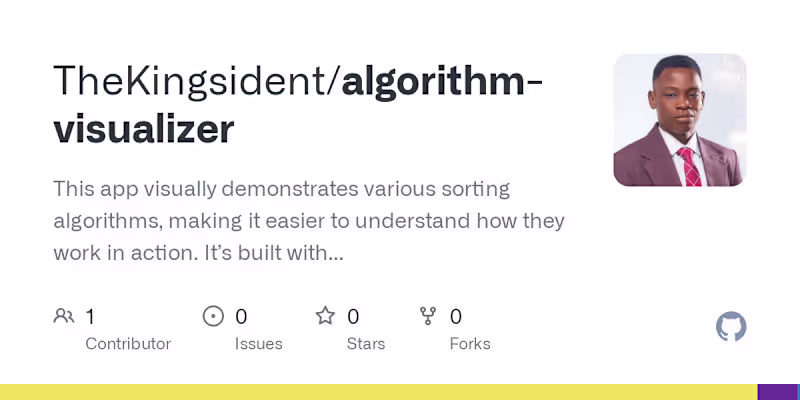 Cover image for Algorithm Visualizer Web App