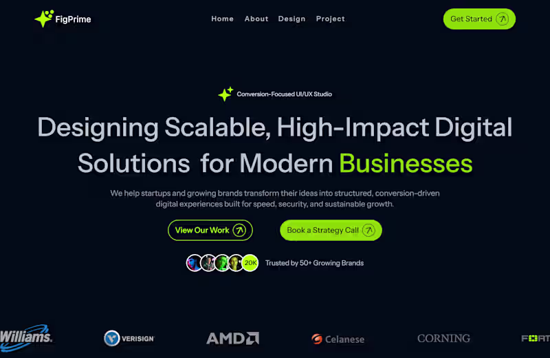 Cover image for Designed this modern, high-conversion landing