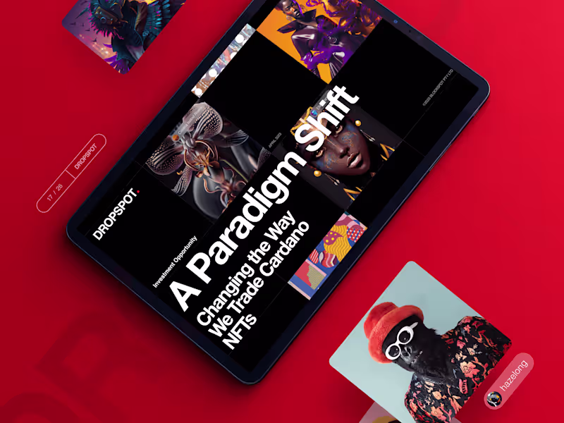 Cover image for Pitch deck for NFT marketplace (Web3) raised $500k