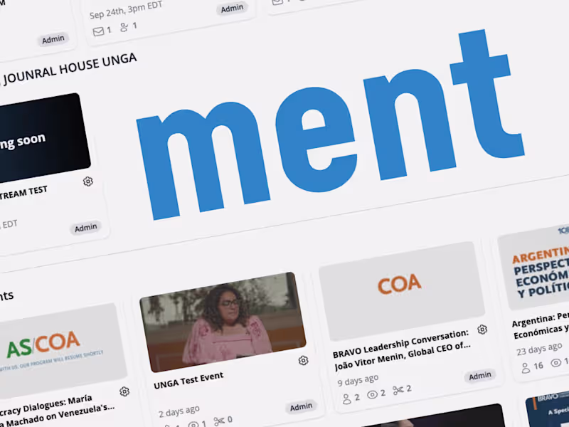 Cover image for Ment - AI Enhanced Video Capture, Transcription and Export