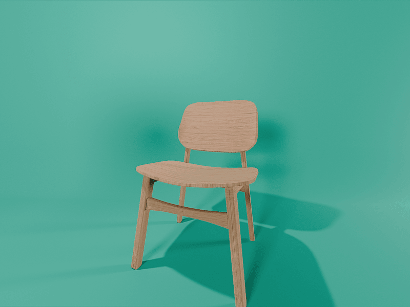 Cover image for Modern Wooden Chair Design in Blender